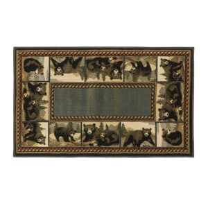 Area Rugs |   Vista Bear Posing Rug, 30" X 50" Area Rugs Area Rugs