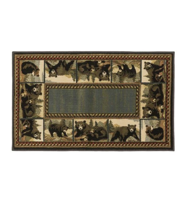 Area Rugs |   Vista Bear Posing Rug, 30" X 50" Area Rugs Area Rugs