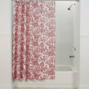 Bath Accessories |   Victoria Park Toile Cotton Shower Curtain Bedding & Bath Bath Accessories