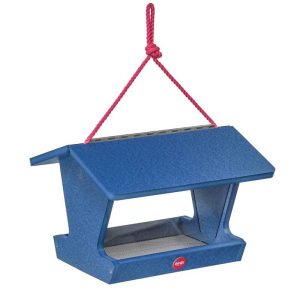 Bird Feeders |   Colored Recycled Poly-Lumber Hopper-Style Bird Feeder Bird Feeders Bird Feeders