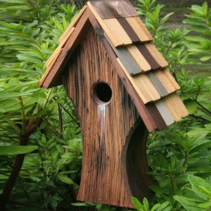 Birdhouses |   Knottingham Antique Cypress Shingled Roof Birdhouse Birdhouses Birdhouses