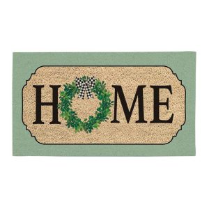 Coir Mats |   Farmhouse Home Wreath Coir Doormat Coir Mats Coir Mats