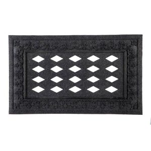 Deck & Patio Accents |   Embossed Fleur De Lis Sassafras Mat Tray Deck & Patio Accents Deck & Patio Accents