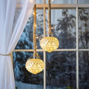 Decorative Accents |   Hanging Glass Pineapple Ornament Light Decorative Accents Decorative Accents