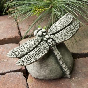 Decorative Garden Accents |   Handcrafted Cast-Stone Dragonfly Decorative Garden Accents Decorative Garden Accents