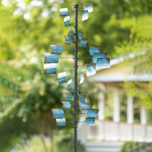 Decorative Garden Accents |   Oversized Helix Metal Wind Spinner Decorative Garden Accents Decorative Garden Accents