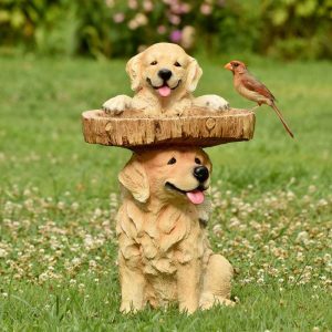 Decorative Garden Accents |   Playful Puppies Birdbath Decorative Garden Accents Decorative Garden Accents