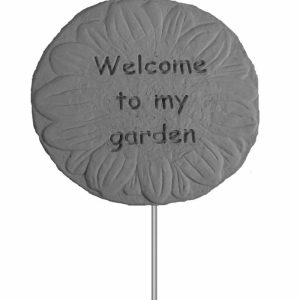 Decorative Garden Accents |   "Welcome"Garden Flower Decorative Garden Accents Decorative Garden Accents