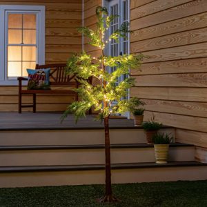 Faux Flowers & Plants |   Indoor/Outdoor Micro Led Lighted Cedar Tree, 6’H With 190 Lights Faux Flowers & Plants Faux Flowers & Plants