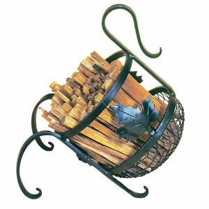 Fireplace & Mantel Décor |   Maple Leaf Fatwood Caddy With 4 Lbs. Fatwood Fireplace Accessories Fireplace & Mantel Décor