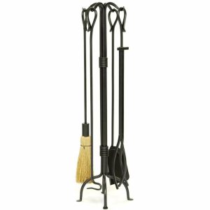 Fireplace Tool Sets |   Classic 4-Piece Fireplace Tool Set Fireplace Accessories Fireplace Tool Sets