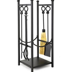 Fireplace Tool Sets |   Wood Rack With Fireplace Tools Fireplace Accessories Fireplace Tool Sets