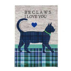 Garden Flags |   Beclaws I Love You Burlap Garden Flag Flags & Buntings Garden Flags