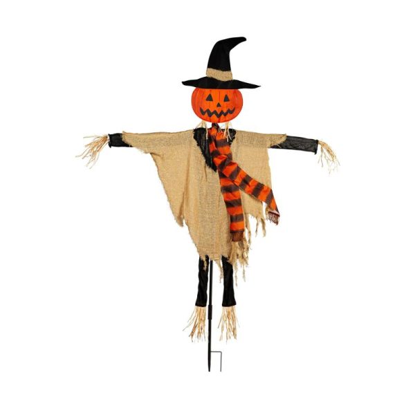 Garden Stakes |   Oversized Scarecrow Halloween Stake Garden Accents Garden Stakes