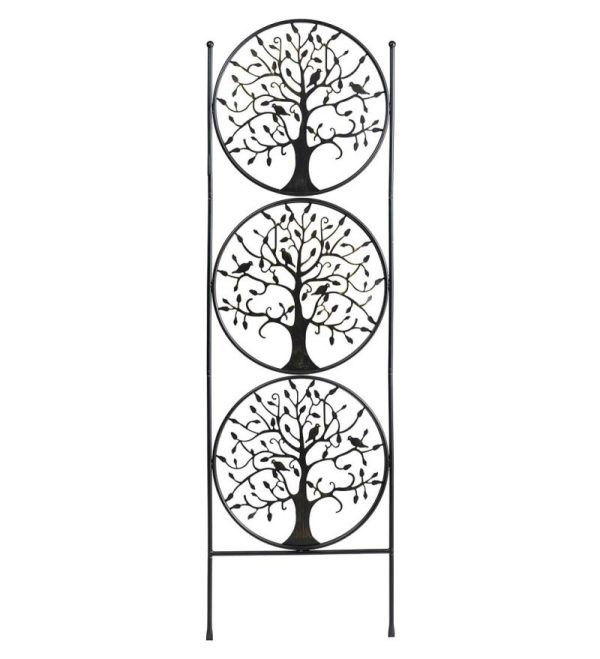 Garden Stakes |   Tree Of Life Trio Metal Garden Trellis Decorative Garden Accents Decorative Garden Accents