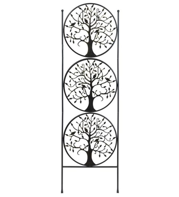 Garden Stakes |   Tree Of Life Trio Metal Garden Trellis Decorative Garden Accents Decorative Garden Accents