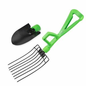 Garden Tools |   2-In-1 Mulch Garden Fork With Ergonomic Design Garden Tools Garden Tools