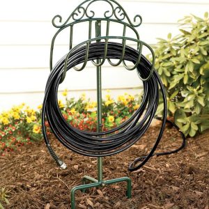 Garden Tools |   Wrought Iron Hose Holder With Ground Stake Garden Tools Garden Tools