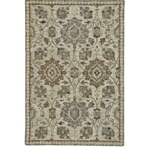 Hearth Rugs |   Parkside Wool Medallion Rug, 3’6" X 5’6" Fireplace Accessories Hearth Rugs