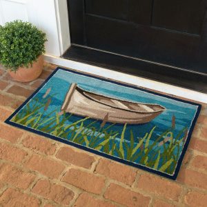 Indoor & Outdoor Rugs |   Indoor/Outdoor Hand-Hooked Polypropylene Boat Accent Rug Indoor & Outdoor Rugs Indoor & Outdoor Rugs