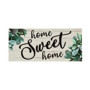 Interchangeable Doormats |   Home Sweet Home Eucalyptus Sassafras Switch Mat Doormats Interchangeable Doormats