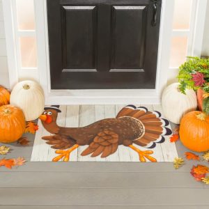 Interchangeable Doormats |   Thanksgiving Turkey Layering Mat Doormats Interchangeable Doormats