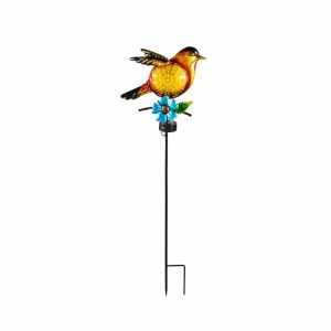 Lighted Garden Decorations |   Solar Bird Garden Stake Lighted Garden Decorations Lighted Garden Decorations