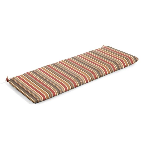 Outdoor Furniture Cushions |   Sunbrella Premium Bench Cushion With Ties Deck And Patio Decor Canvas