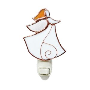 Outdoor Lamps |   Handcrafted Stained Glass Angel Nightlight Outdoor Lamps Outdoor Lamps