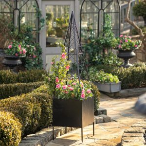 Planters & Plant Stands |   Triangular Obelisk Planter Garden Tools Garden Tools