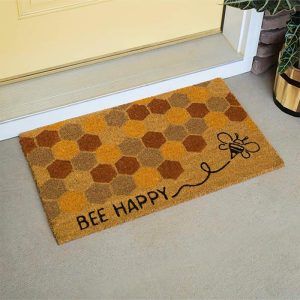 Seasonal Doormats |   Bee Happy Coir Mat Coir Mats Coir Mats