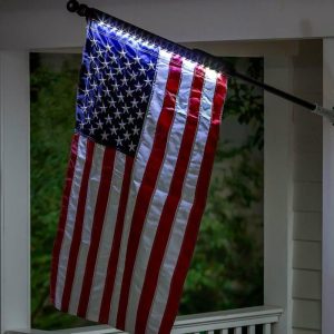 Solar Accents |   Solar Light For House Flag Garden Accents Solar Accents