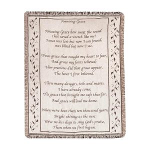 Throws & Blankets |   Amazing Grace Cotton Tapestry Throw Bedding & Bath Throws & Blankets