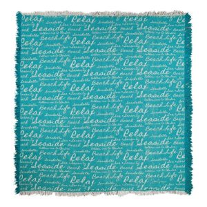 Throws & Blankets |   Beach Life Damask Tapestry Throw Bedding & Bath Throws & Blankets