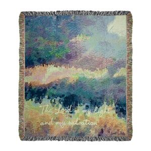 Throws & Blankets |   Lord Is My Light Cotton Tapestry Throw Bedding & Bath Throws & Blankets