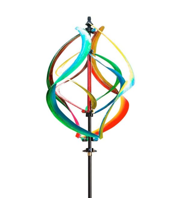 Wind Spinners |   Misting Helix Wind Spinner Decorative Garden Accents Decorative Garden Accents