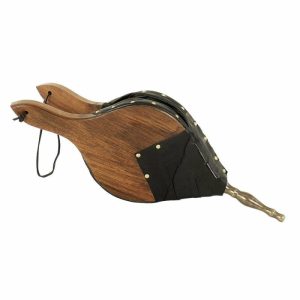 Wood Stove Accessories |   Wood And Leather Country Bellow Fireplace Accessories Wood Stove Accessories