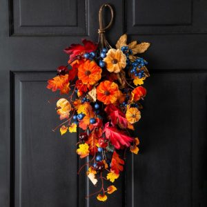 Wreaths |   Harvest Pumpkin Wall Hanger Home Accents Wreaths