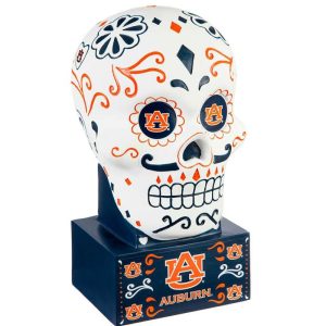 Decorative Garden Accents |   Auburn University Sugar Skull Statue Decorative Garden Accents Decorative Garden Accents