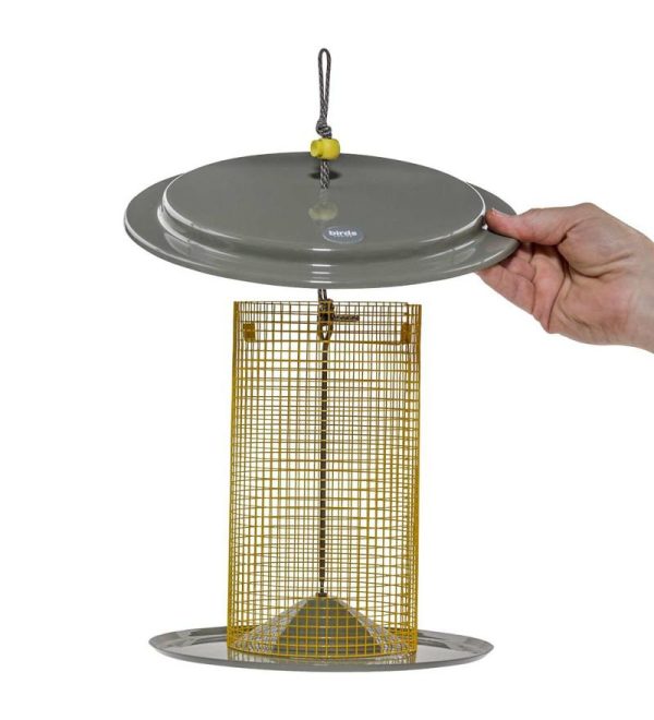 Bird Feeders |   Large Metal Sunflower Seed Bird Feeder Bird Feeders Bird Feeders