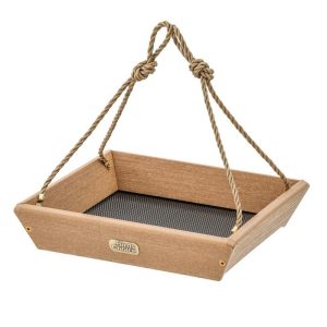 Bird Feeders |   Recycled Poly-Lumber Hanging Tray Bird Feeder Bird Feeders Bird Feeders