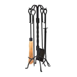 Fireplace Tool Sets |   Elegant Twist Hearth Tool Set Fireplace Accessories Fireplace Tool Sets