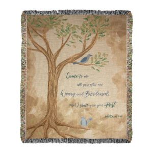 Throws & Blankets |   Come To Me Cotton Tapestry Throw Bedding & Bath Throws & Blankets