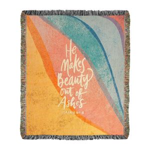 Throws & Blankets |   He Makes Beauty Cotton Tapestry Throw Bedding & Bath Throws & Blankets