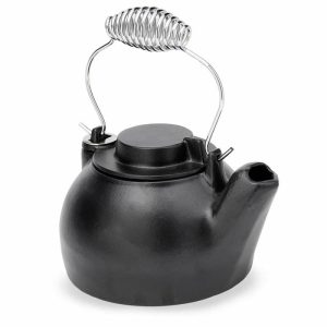 Woodstove Steamers |   Porcelain Steamer Kettle, 2.5-Quart Fireplace Accessories Wood Stove Accessories